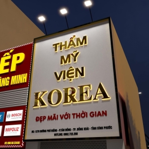 Thiết kế thi công bảng hiệu chữ ALu